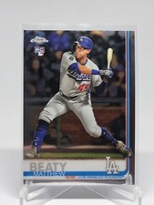 2019 Topps Chrome Update 34 Matthew Beaty Los Angeles Dodgers Rookie Card RC F4F