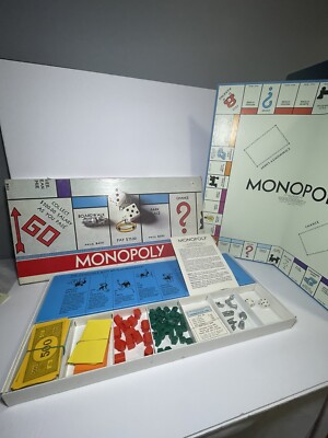 1975 Monopoly Game by Parker Brothers Complete in Good Condition