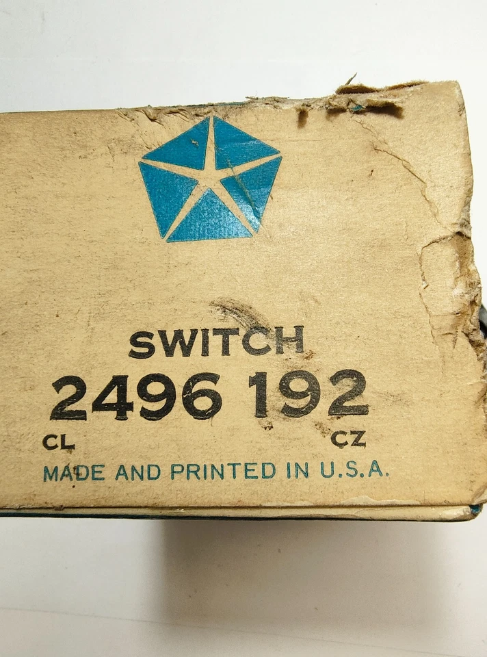 1964-1966 Dodge Chrysler Plymouth Newport C кузов поворотник переключатель новый из старых запасов 2496192. - Изображение 4 из 4