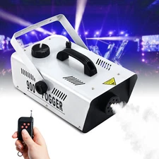 900W Smoke Fog Machine Wireless Remote DJ Disco Party Stage Fogger Smoker