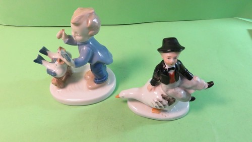 2 kleine Porzellan Figuren,Wagner & Apel,Thüringen GDR,alter?,höhe ca.10cm - Bild 1 von 15