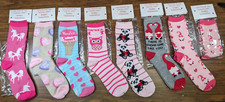 Valentine Day Crew Socks Size 4-10 "You Knock My Socks Off" Gift Pkg Lot of 8