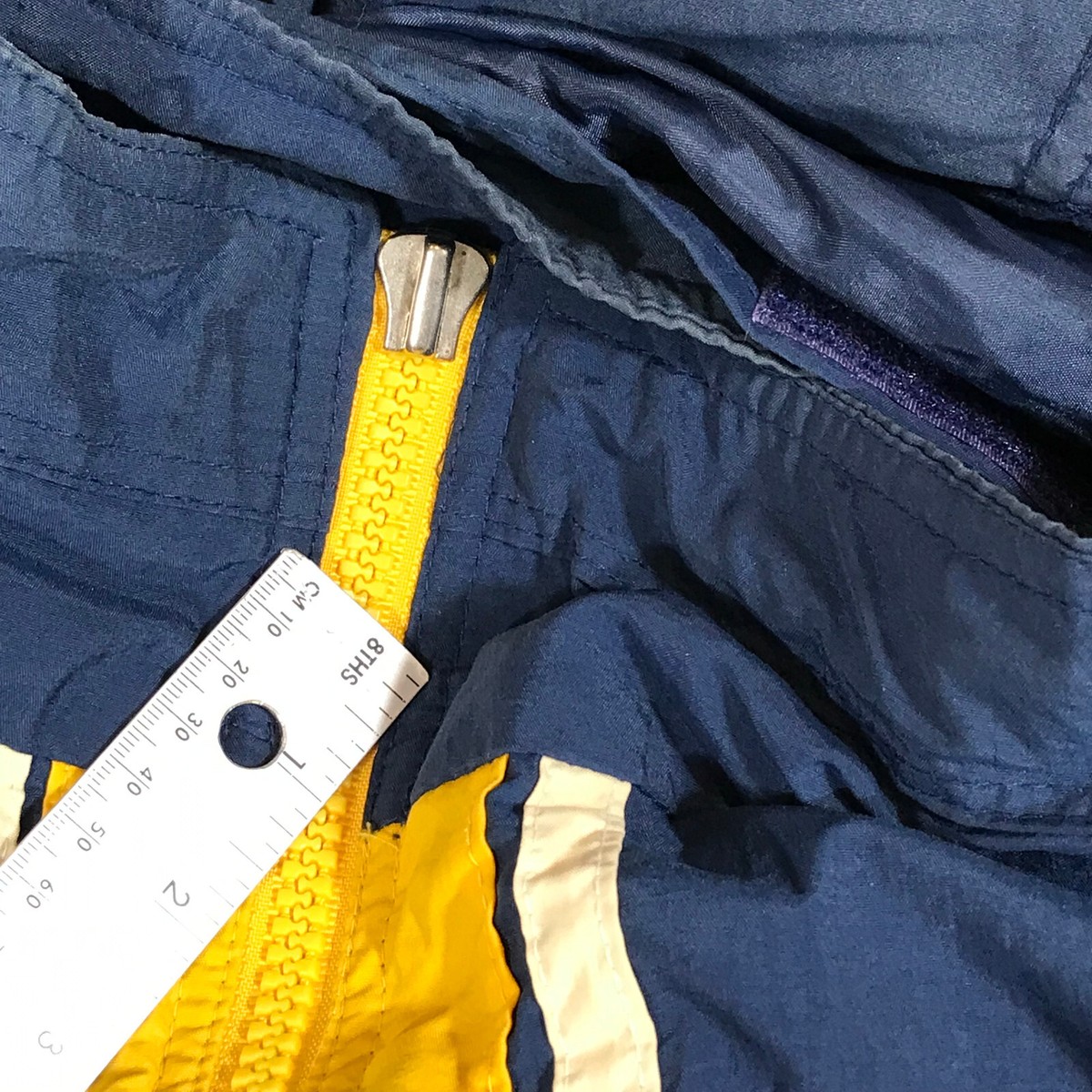 STARTER ネイビー/イエロー ウォームアップウェア L /ミシガン大学 Vintage Starter University Of Michigan Wolverines Jacket