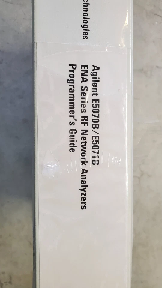 Agilent E5070B/E5071B ENA RF Network Analyzers VBA Programmers Guide New - Image 3 of 4