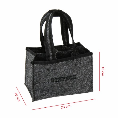 Bolso de hombre ""Sixpack"" cerveza latas cesta botella bolsa botellas barbacoas vacaciones - Imagen 4 de 4