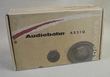 AUDIOBAHN AS31Q 3.5" 60W 2-way Speakers Removable Tweeters (see description)