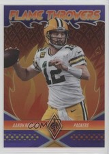 2022 Panini Phoenix Flame Throwers Purple /125 Aaron Rodgers #FT-11 nd3