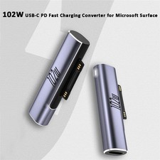Magnetic Type-C PD Fast Charger Power Adapter Converter For Surface Pro 3 4 5 6