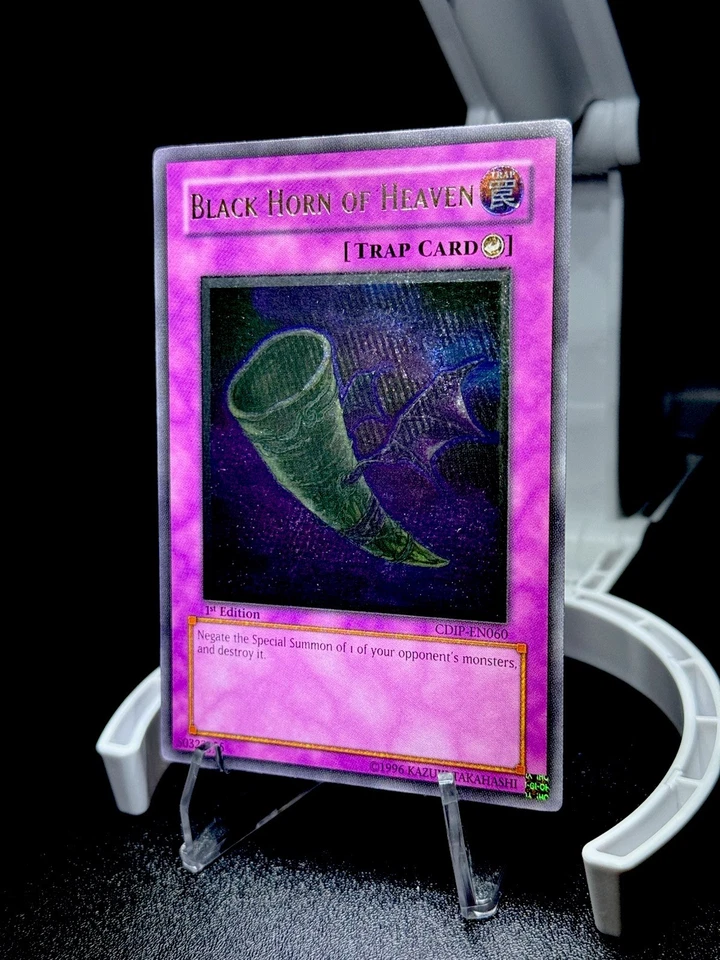 Black Horn of Heaven (UTR) CDIP-EN060 Cyberdark Impact 1st Edition - Image 3 of 4