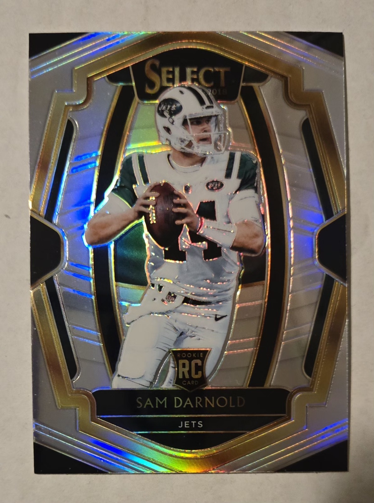 2018 Panini Select - Premier Level Sam Darnold #107 Silver Prizm (RC) Seahawk 🔥