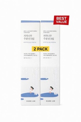 Round Lab Birch Juice Moisturizing Sunscreen SPF50+ PA++++ 2 Pack