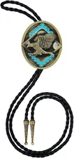 Bolo Tie Wedding Necklace Mens Western Cowboy Necktie Native American