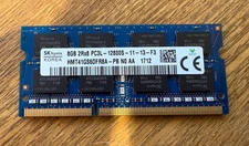 SK Hynix 8GB  PC3L-12800S 2Rx8 DDR3L-1600 SODIMM Laptop Memory HMT41GS6AFR8A-PB