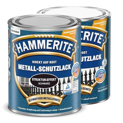 Hammerite STRUKTUR-EFFEKT 750ml Metallschutzlack Rostschutz alle Farben