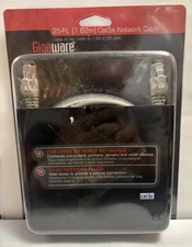 Network Cable Gigaware 25 Foot ft (7.6 m) CAT5E CAT5 GRAY- NIB New Free Shipping