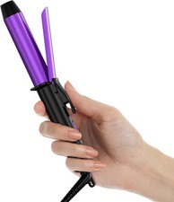1 Inch Barrel Travel Curling Iron, Dual Voltage, Ceramic Mini Hair Curler wit...