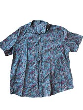 Men  s Paisley Button Up Shirt