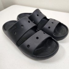 Unisex Sandals Crocs Classic Sandal V2 - Black Women  s 11 / Men  s 9 EUC