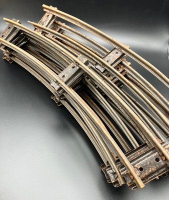 1930er Jahre Hornby Serie Spur O Uhrwerk Gleis - 10x Kurven