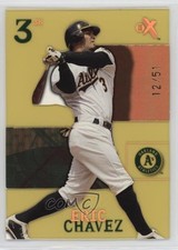 2003 EX Essential Credentials Future 12/51 Eric Chavez #52 a8r
