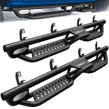 Running Boards for 15-26 Colorado Canyon Crew Cab Nerf Bars BLK Side Step