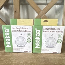 Haakaa Ladybug Silicone Breast Milk Collector BPA Free 2.5oz/75ml Clear