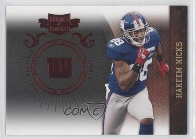 2010 Panini Plates & Patches 148/499 Hakeem Nicks #65 0c4