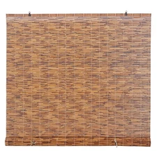 Cordless Window Shade Roll Up, 72 Inch Height, 48 Width, Brown