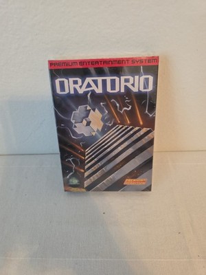 Oratorio Nintendo NES Limited Silver Edition SEALED Foil Box Silver Cartridge