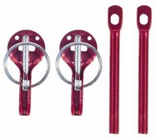 Sparco Hood Pin Red Part Number 01606ar For Automotive Safety And Security