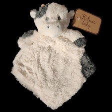 NEW K Luxe Baby Cow Lovey Security Blanket Rattle Plush Kellytoy 2021 NWT