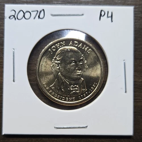 2007-P Presidential Dollar John Adams — photo from the most recent tracked eBay sale