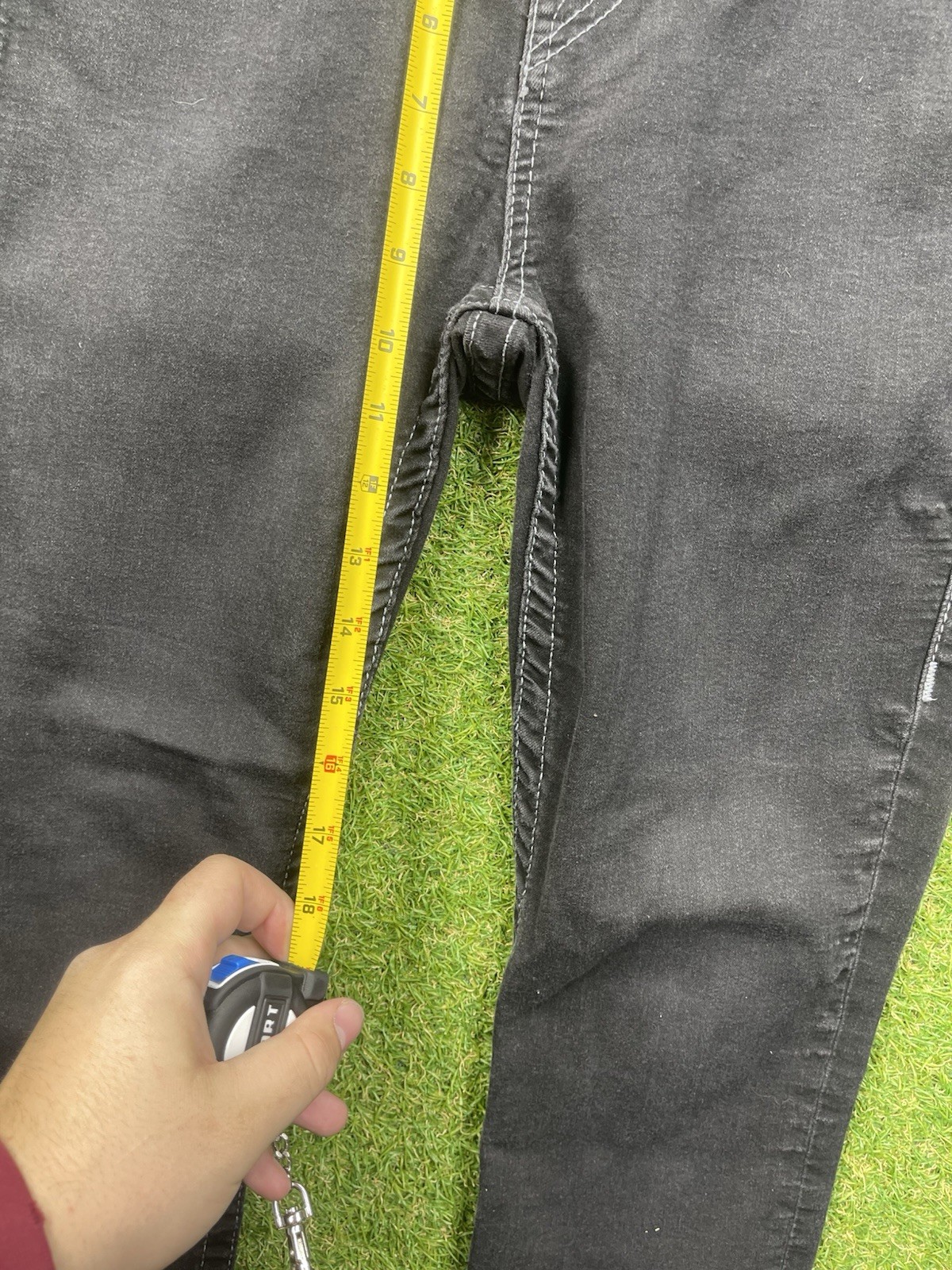 True Religion Jeans Womens 29 Jennie Curvy Black Mid Rise Super Skinny 29x27 thumbnail 8