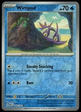 Wimpod 048/182 Common Paradox Rift Pokemon Reverse Holo Near Mint