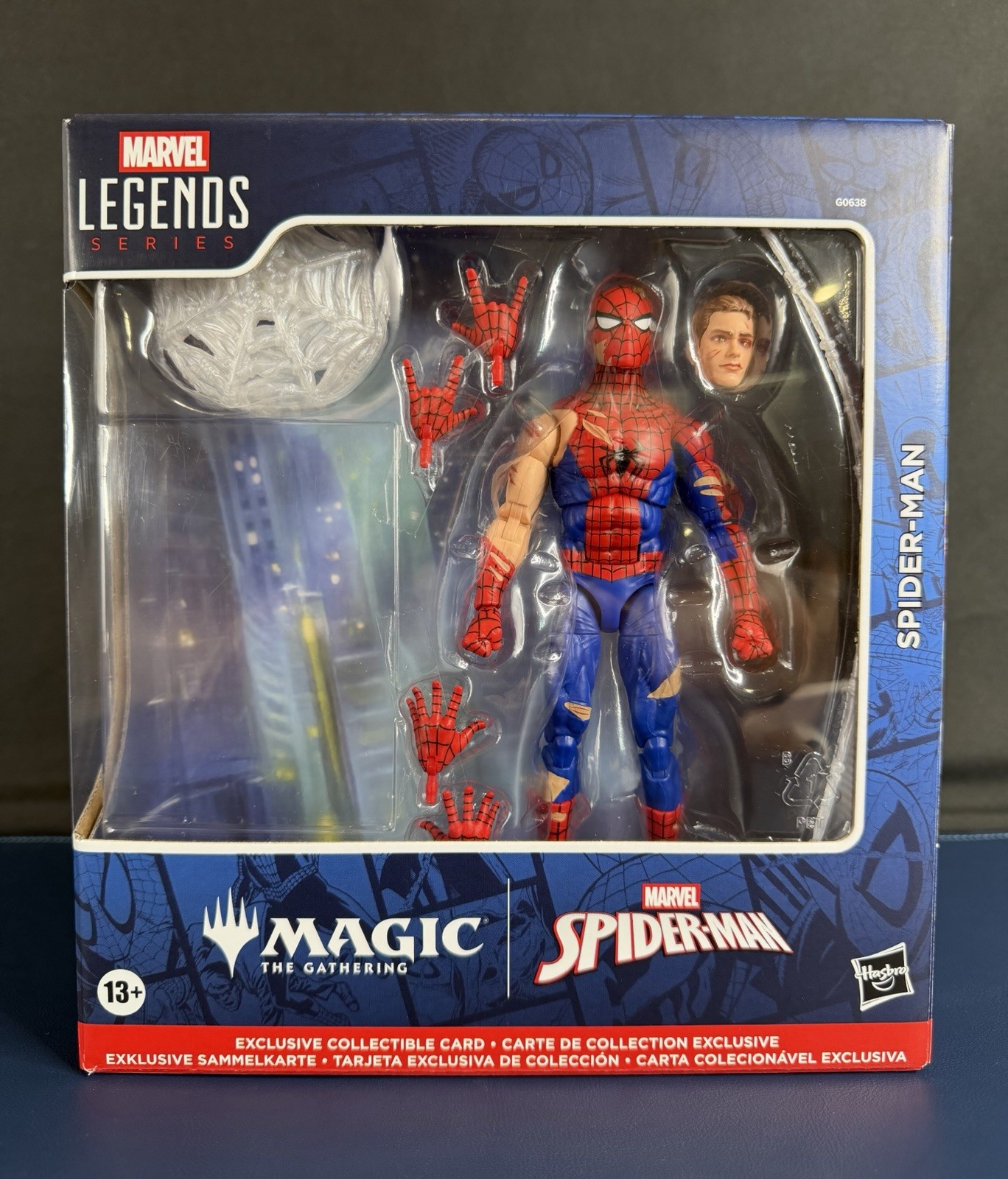 HASBRO Marvel Legends MTG Spider-Man Battle-Damaged Figure NEW No Card