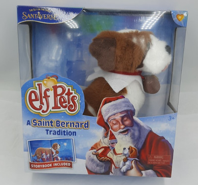 Santaverse The Elf on The Shelf SAINT BERNARD Elf Pets w/Book SEALED