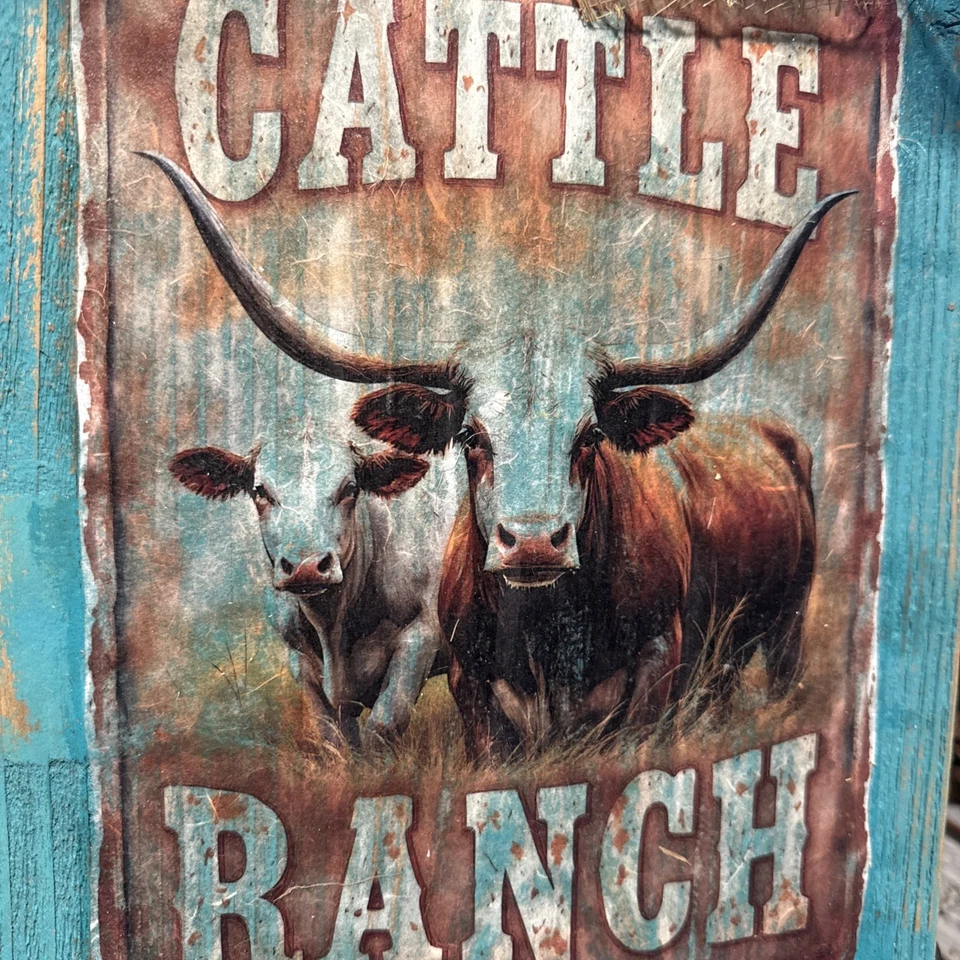 Home Decor Cowboy Ranch Western Life Ranch House Rodeo Horse Wooden Sign Rustic - Image 4 of 4