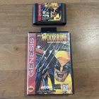 Wolverine, Adamantium Rage (Sega Genesis, 1994) Authentic Game Cartridge + Case