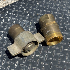 Connel 61 Series Brass Quick Coupler Set 2in Male NPT Plug x Female NPT