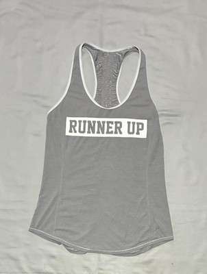 Lululemon Swiftly Tech Tank Top Womens Medium Gray Runner Up Racerback Yoga