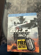 G.I. Joe: Retaliation Blu-ray 3D / Blu-ray / DVD / Digital Copy UltraViole...