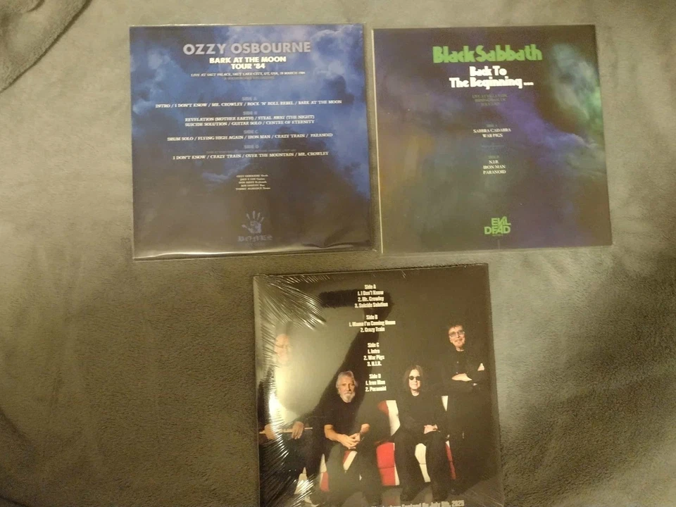black sabbath and Ozzy Osborne vinyl records BUNDLE - Image 2 of 4