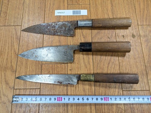 DEFEKT BESCHÄDIGT Japanisches Koch Küchenmesser Vintage Japan HOCHO NN057 - Bild 12 von 19