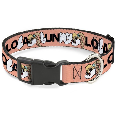Looney Tunes Pet Collar, Dog Collar Plastic Buckle, Lola Bunny Smili (US IMPORT)