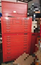 Matco Tool Box Chest Flip Top Roller Cabinet 34x19x58 15 Drawer 1 Door