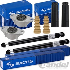 2x SACHS STOßDÄMPFER HINTEN+DOMLAGER+PROTECTION KIT passend für MAZDA 3 BK 5