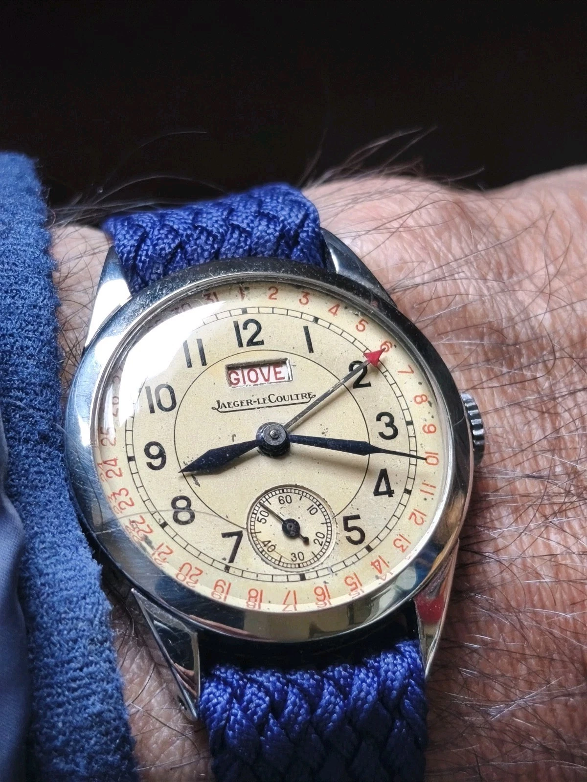 Jaeger LeCoultre — Jaeger Le Coultre Cal 412 Uniplan Calendar