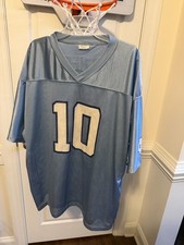 UNC Tar Heels Football Jersey Blue  Mens 2XL #2 Mesh #10 North Carolina
