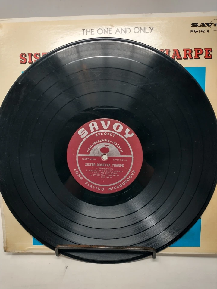 Sister Rosetta Tharpe - Precious Memories LP 1968 Savoy 1st Press MG-14214 Mono - Image 4 of 4