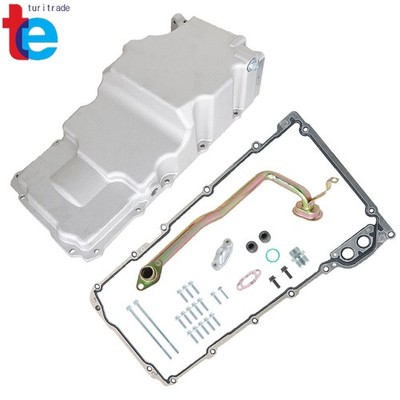 Aluminum 302-3 LS Engine Swap Retro-fit Oil Pan for Chevy 4.8L 5.3L 6.0L 6.2L